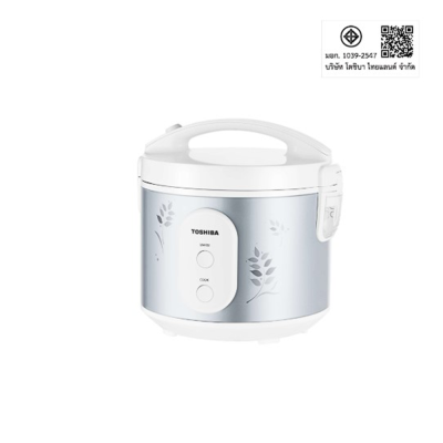 TOSHIBA  หม้อหุงข้าวระบบอุ่นทิพย์ รุ่น RC-T18JR(S) ความจุ 1.8 ลิตร