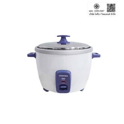 TOSHIBA  หม้อหุงข้าว รุ่น RC-T10CE ความจุ 1.0 ลิตร