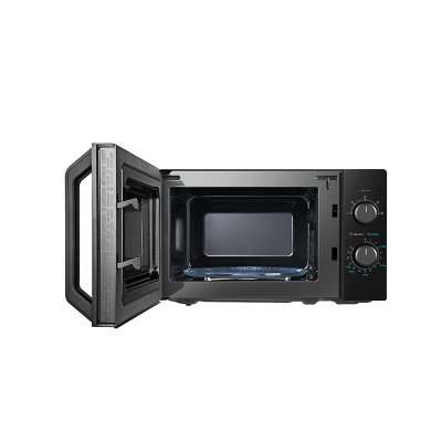 TOSHIBA Microwave Oven, Model MW2-MM20PE(BK), 20-liter capacity.