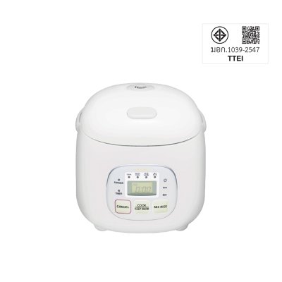 TOSHIBA Digital Rice Cooker, Model RC-5MM(WT)A, 0.5 Liter Capacity