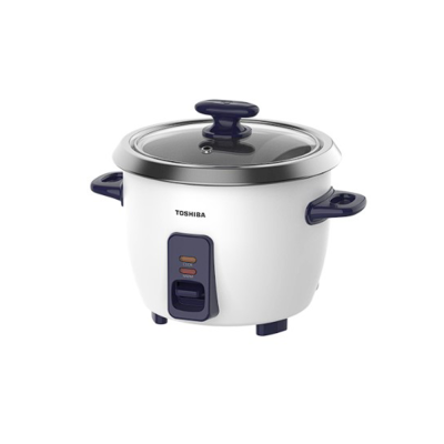 TOSHIBA  หม้อหุงข้าว รุ่น RC-6MHUTH(B) ความจุ 0.6 ลิตร