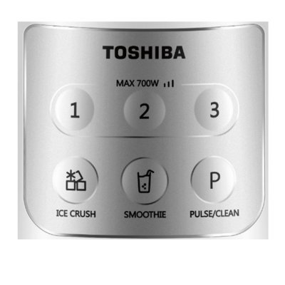 TOSHIBA Multi-Purpose Blender, Model BL-T70PR2, 700W, with Chopping Bowl.