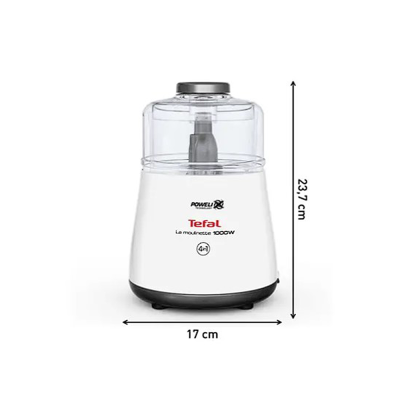 TEFAL Food Chopper Model DPA130, 1000 Watts, 0.3 Liters.