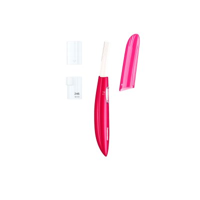 PANASONIC เครื่องกันคิ้วและขนบนใบหน้า รุ่น ES-WF61-RP401 (สีชมพู)