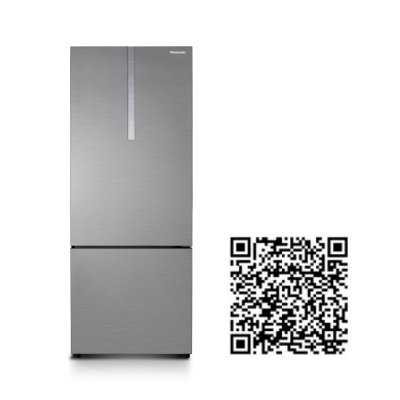 PANASONIC ตู้เย็นแบบช่องแช่แข็งอยู่ด้านล่าง 2 ประตู รุ่น NR-BX471CPST