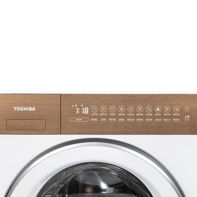 TOSHIBA เครื่องซักผ้าฝาหน้า รุ่น TW-T37BZP115MWT(WT) ขนาด 10.5 Kg.