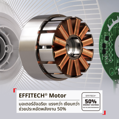 Tefal Turbo Extreme Plus Floor-Standing Fan, 16-Inch Model (6 Blades), Model Vf3361T0