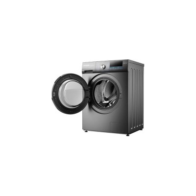 SHARP 7.5 kg Front-Loading Washing Machine with Inverter Technology, Model ES-F75XKS-G, Dark Gray.
