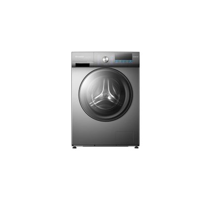 SHARP 9kg Front-Loading Washing Machine with Inverter Technology, Model ES-F90XKS-G, Dark Gray.