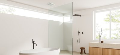 PANASONIC ceiling-mounted ventilation system with sensor, models FV-24CUR206, FV-24CHR206.