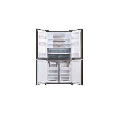 SHARP ตู้เย็น MULTI DOOR  INVERTER  20.2 คิว รุ่น SJ-FX57GP-BK  กระจกดำ