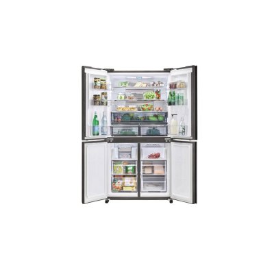 SHARP ตู้เย็น MULTI DOOR 20.2 คิว INVERTER  รุ่น  SJ-FX57TP-SL 20.2 คิว สีเงิน