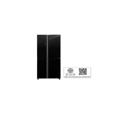 SHARP ตู้เย็น MULTI DOOR  INVERTER  20.2 คิว รุ่น SJ-FX57GP-BK  กระจกดำ