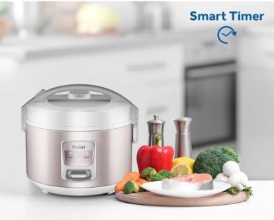 HAIER หม้อหุงข้าว ขนาด 1.8 ลิตร รุ่น HRC-M11801W