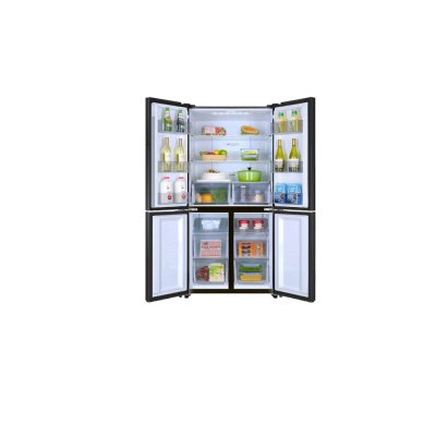 HAIER ตู้เย็น MULTI DOOR 16.1 คิว INVERTER รุ่น HRF-MD469GGB  กระจกดำ
