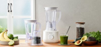 PANASONIC Blender, 1-liter plastic jar, Model MX-EP3171WSN