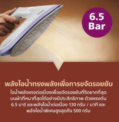 PHILIPS  เตารีดไอน้ำ รุ่น PSG6024/30