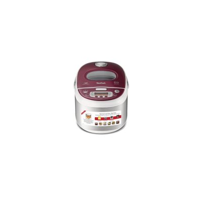 TEFAL Digital Rice Cooker, 1 Liter, Model RK811565, Red (Display Unit)