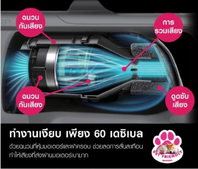 SHARP Handheld Vacuum Cleaner, Model EC-SR10-B, Black.