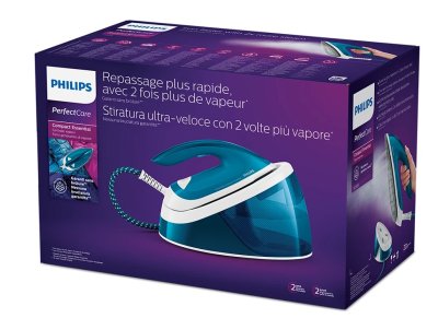 PHILIPS Steam Iron with Boiler, Model GC6815/20, Genuine Product, with Manufacturer's Warranty, 6 Bar Steam Pressure.