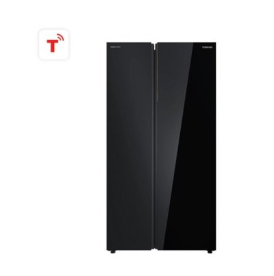 TOSHIBA Side by Side Refrigerator, 25.1 cu ft, Model GR-RS905WIA-PGTH(22)