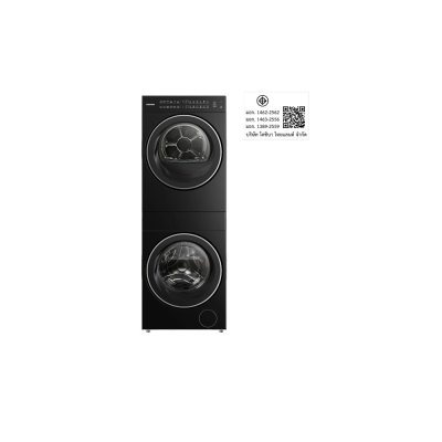 TOSHIBA 13 kg Front-Load Washing Machine Model TW-T40BZP140MWT(KK) and 9 kg Dryer Model TD-T40BS100HWT(KK)