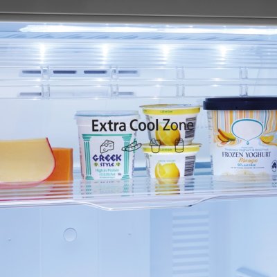 PANASONIC  ตู้เย็นแบบช่องฟรีซอยู่ด้านบน 2 ประตู รุ่น NR-TZ601BPST