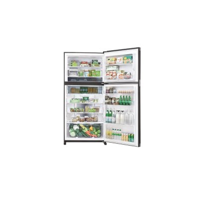 SHARP 2-Door Refrigerator, 19.8 Cu. Ft., Inverter, Model SJ-X550TP2-SL, Silver