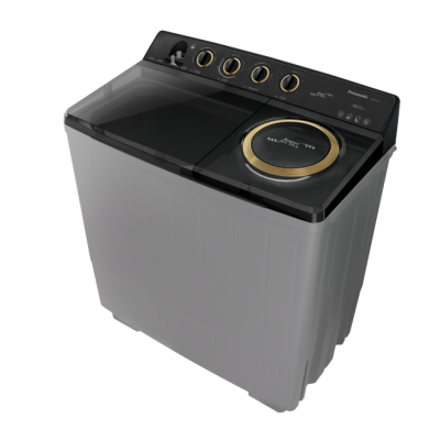 PANASONIC Semi-Automatic Twin Tub Washing Machine, 16kg washing capacity and 8kg spinning capacity, Model NA-W16XG1BRC
