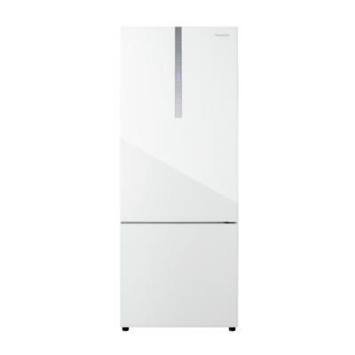 PANASONIC  ตู้เย็นแบบช่องแช่แข็งอยู่ด้านล่าง 2 ประตู รุ่น NR-BX471WGWT
