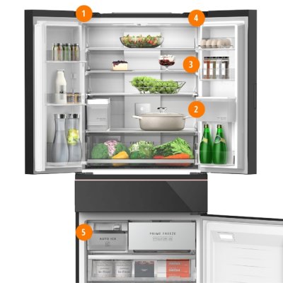 PANASONIC   ตู้เย็น 4 ประตู  ระดับพรีเมียม  รุ่น  NR-YW590YMMT