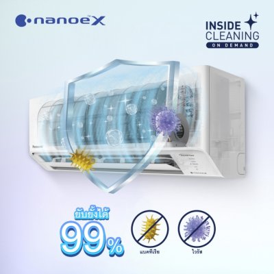 PANASONIC Deluxe nanoe™ Inverter TU Series Air Conditioner, Model CS/CU-TU9AKT