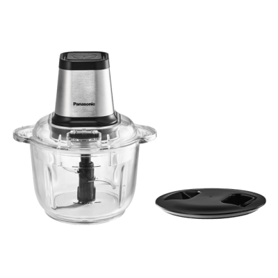 PANASONIC Food Chopper with Glass Bowl, Model MK-CG401SSN