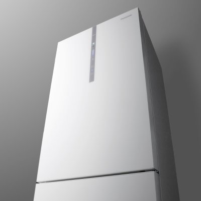 PANASONIC  ตู้เย็นแบบช่องแช่แข็งอยู่ด้านล่าง 2 ประตู รุ่น NR-BX471WGWT