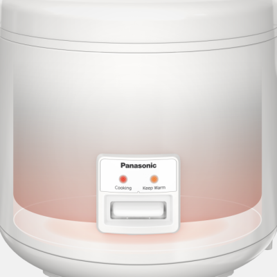 PANASONIC Mechanical Rice Cooker, 1.8 Liter, Model SR-MA181DWSN