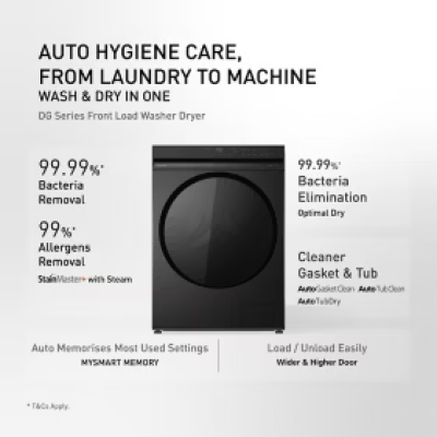 PANASONIC Washer-Dryer (All-in-One) – Washing Capacity: 12 kg, Drying Capacity: 7 kg – Model NA-S24DG1