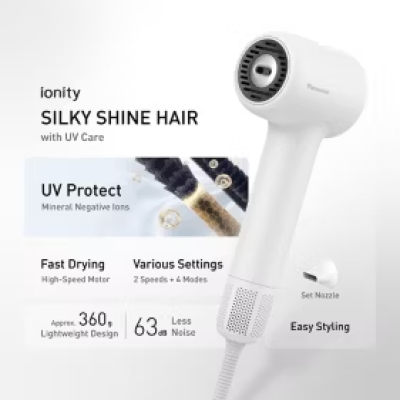 PANAONIC Hair dryer Model EHNE8M-W457(White)