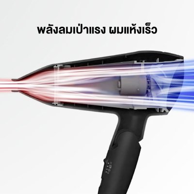 PANASONIC Hair Dryer, Black, Model EH-ND65 KL, 2000 Watts