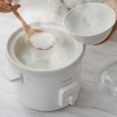 Panasonic หม้อตุ๋นไฟฟ้า 3 ลิตร หม้อเซรามิกคุณภาพสูง รุ่น NF-N31AWSN