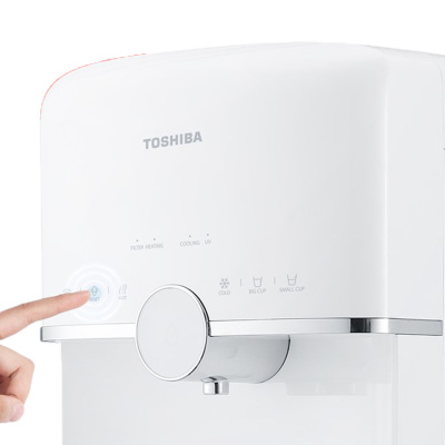 TOSHIBA เครื่องกรองน้ำระบบน้ำร้อน-เย็นระบบ RO+UV TWP-W1743STH(W) เช็คสถานะผ่านมือถือ