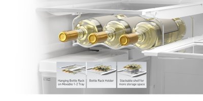 PANASONIC ตู้เย็น 4 ประตู  ระดับพรีเมียม รุ่น NR-XY680YMMT