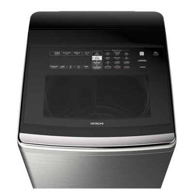 HITACHI เครื่องซักผ้าฝาบนระบบน้ำร้อน 20 กก. อินเวอร์เตอร์ SF-200ZGV SS สีสเตนเลส