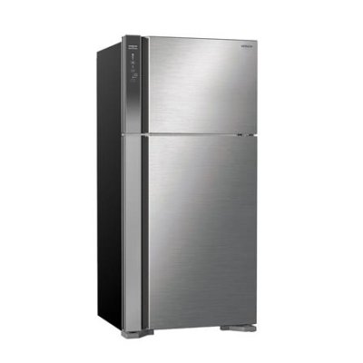 HITACHI 2-Door Refrigerator R-V510PD, 18 cu ft, Inverter, Brilliant Silver.