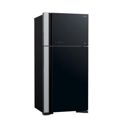 HITACHI ตู้เย็น 2 ประตู  R-VG550PDX GBK 19.4 คิว  อินเวอร์เตอร์ กระจกดำ Automatic ICE Maker