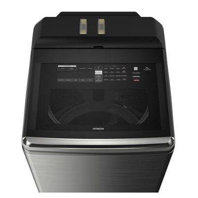 HITACHI เครื่องซักผ้าฝาบน 25 กก. SF-250ZFVAD SS อินเวอร์เตอร์ สีสเตนเลส น้ำร้อน 40-60 องศา เติมน้ำยาซักผ้า/ปรับผ้านุ่มอัตโนมัติ