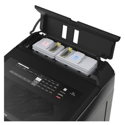 HITACHI เครื่องซักผ้าฝาบน 25 กก. SF-250ZFVAD SS อินเวอร์เตอร์ สีสเตนเลส น้ำร้อน 40-60 องศา เติมน้ำยาซักผ้า/ปรับผ้านุ่มอัตโนมัติ