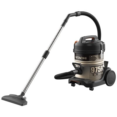 HITACHI เครื่องดูดฝุ่น/เป่าลม แบบถัง CV-975FC GB 2200 วัตต์ สีโกลด์ แบล็ก