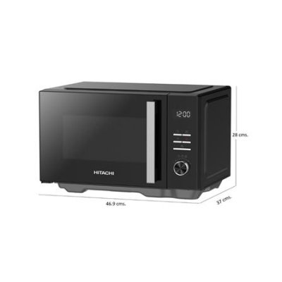 HITACHI ไมโครเวฟ-ย่าง 24ลิตร 900W รุ่นHMR-DG2413 BK สีดำ