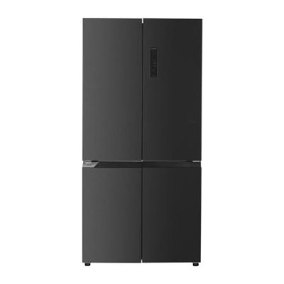 BEKO 4-Door Inverter Refrigerator, Model GNO46624HFSK, Black, 16.5 cubic feet.