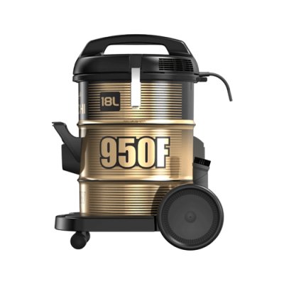 HITACHI Canister Vacuum Cleaner/Blower CV-950F BK 2100 Watts, Black.